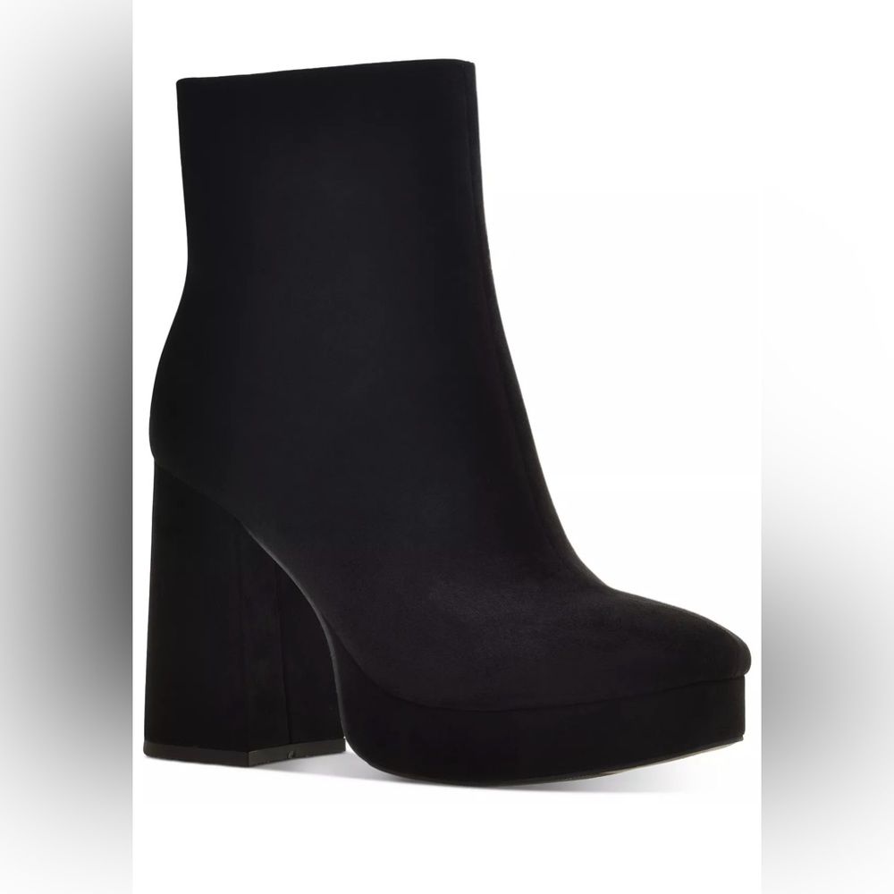 WILD PAIR Women's Black Coraa Platform Booties Size 9